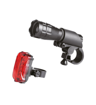 Latarka led Bike SET 050 3W+2W 120lm