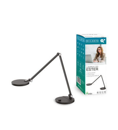 Lampka LED Ester kreślarska czarna BL020E